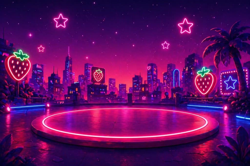 Neon Berry City